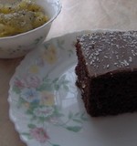 Kakaový dortík s kiwi džemem