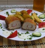 Kuřecí závitky s krabem